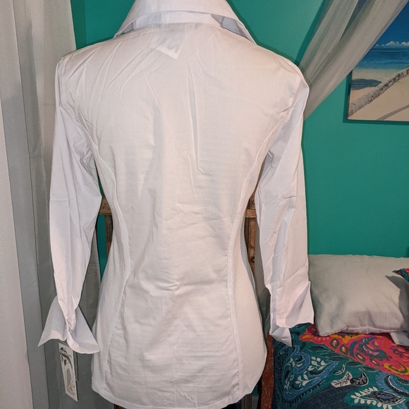 NWT Zac and Rachel White blouse - Picture 2 of 6